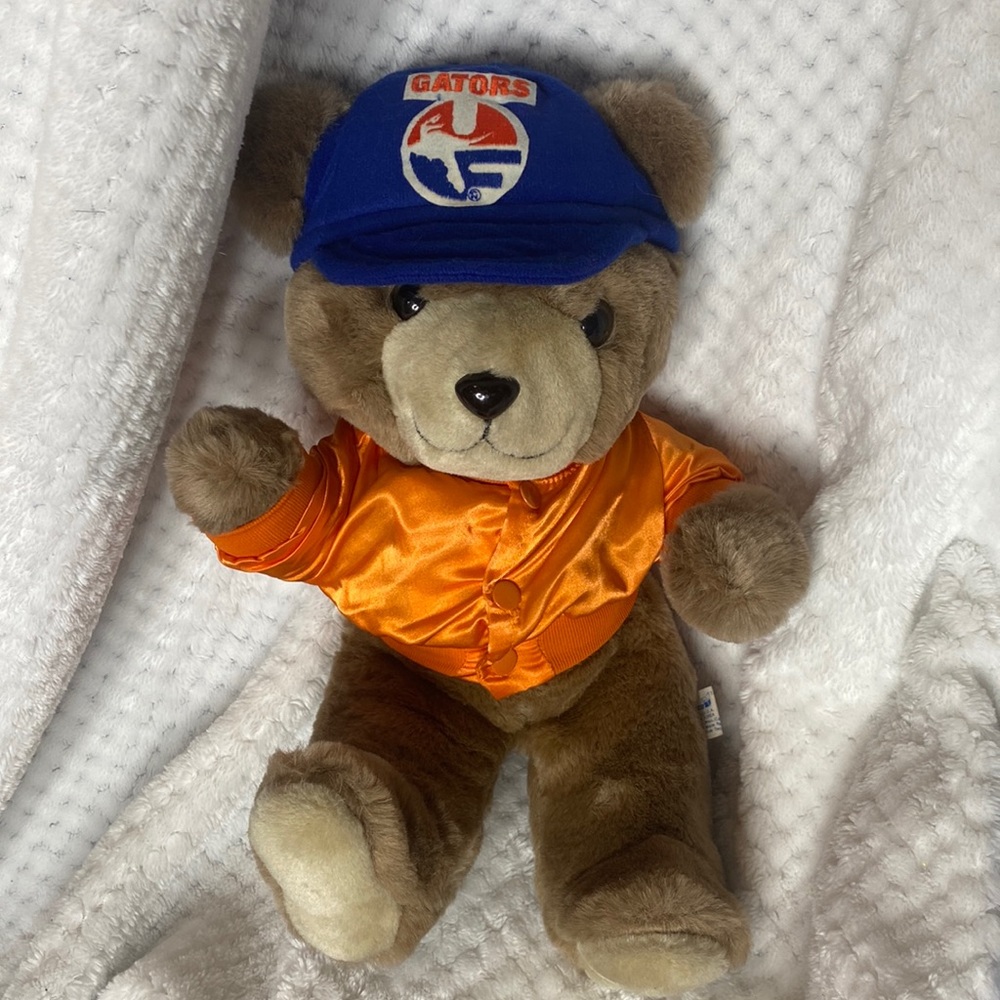 Vintage Trudy UF Florida Gators teddy bear plush